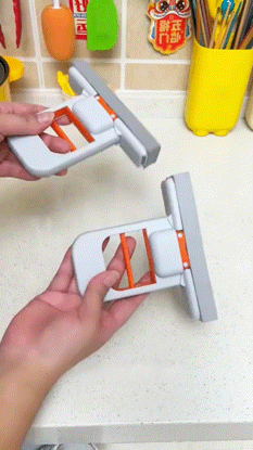 SnappyMop wiping a spill in seconds
